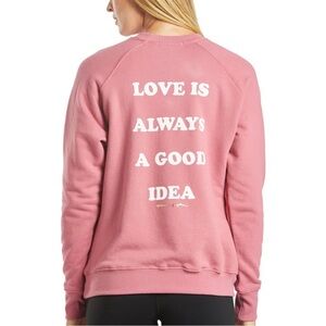 Spiritual Gangster Love Is Always A Good Idea Crewneck